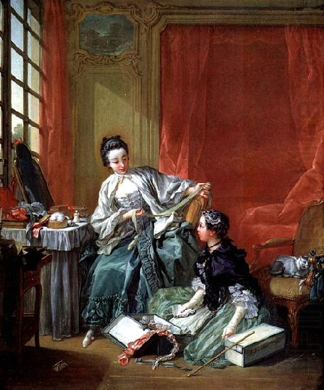 Francois Boucher The Modiste china oil painting image